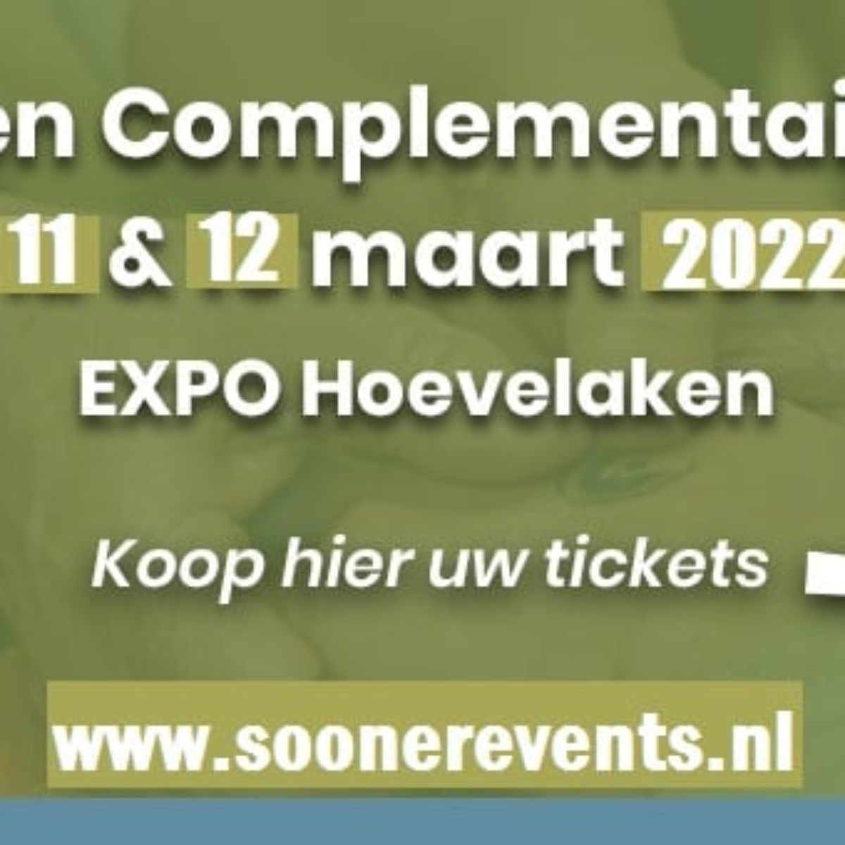 Massage- Complementairvakbeurs 11 en 12 maart 2022