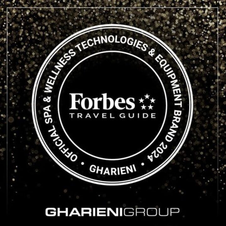 Gharieni bekroond als Forbes Travel Guide 2024 Official Spa & Wellness Technologies & Equipment Brand!
