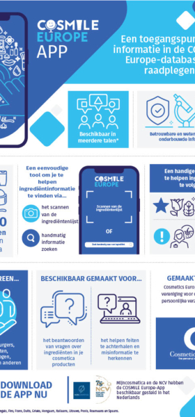 COSMILE Europe App vergroot vertrouwen in cosmetica