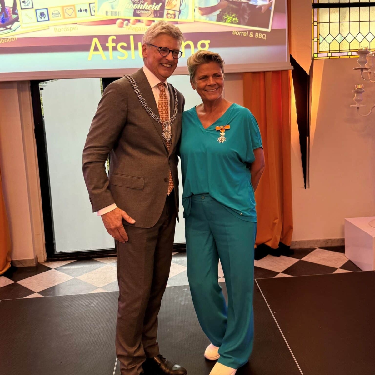 Monica van Ee benoemd tot Ridder in de Orde van Oranje-Nassau