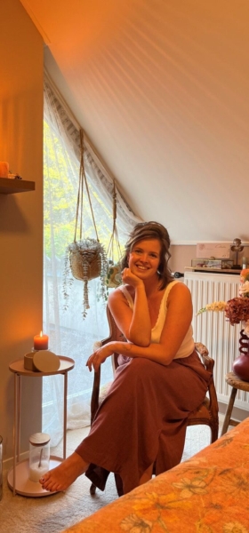 Startende masseur Juliëtte Blommers