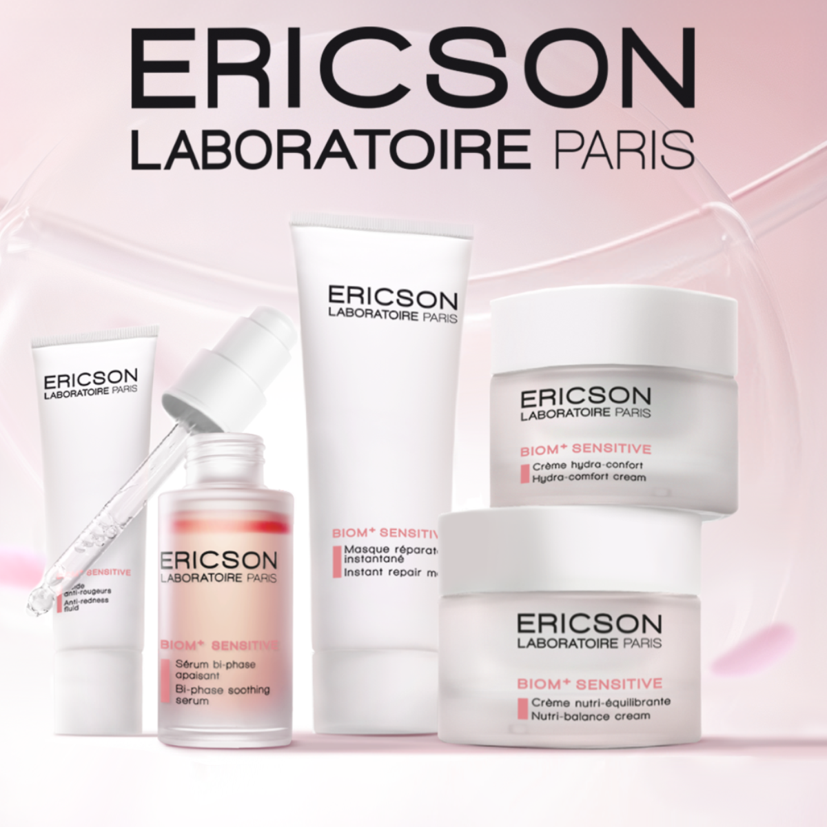 BIOM+ Sensitive van Ericson Laboratoire introduceert een nieuwe lijn