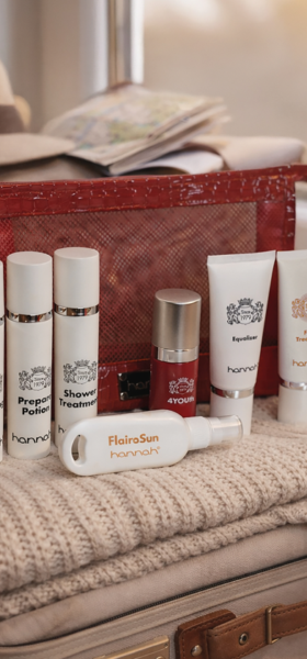 Ontvang hannah Getaway set cadeau bij een abonnement op De Beauty Professional