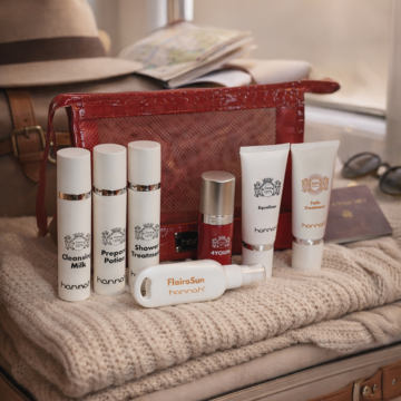 Ontvang hannah Getaway set cadeau bij een abonnement op De Beauty Professional