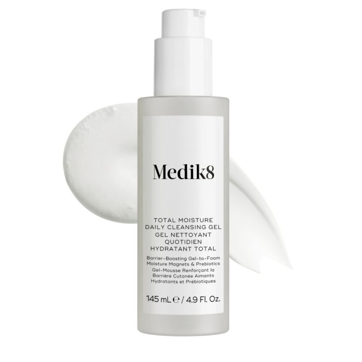 Wetenschappelijk bewezen hydratatie die blijft tot je volgende reiniging: Total Moisture Daily Cleansing Gel van Medik8