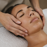Aanraking huid massage anbos